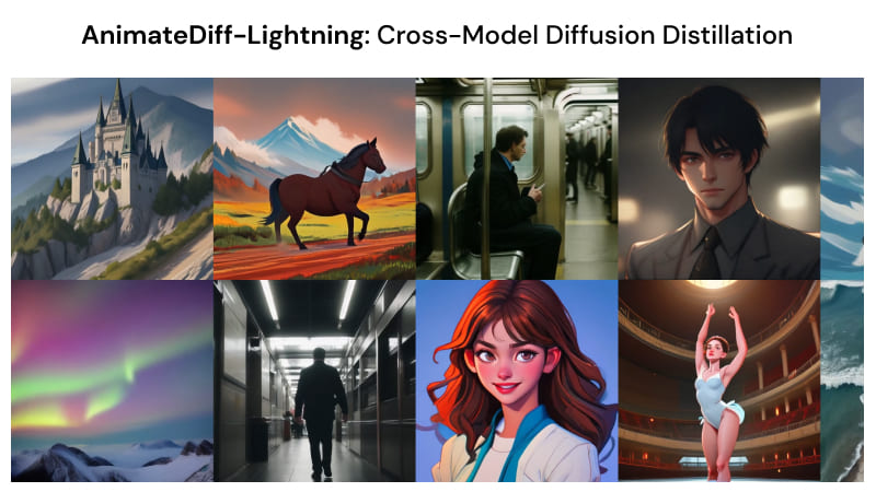 AnimateDiff-Lightning