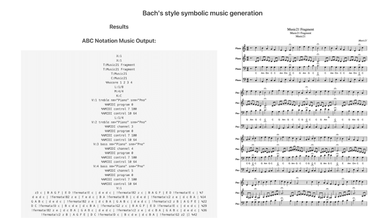 ChatMusician生成巴赫风格的音乐